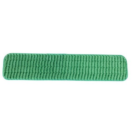 MONARCH Scrubbing Wet Flat Mop - 24" Green , 12PK M800024G